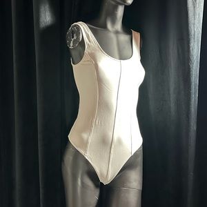 Vince White Princess Seam Body Suit